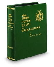 nycrr|nyc rules and regulations.